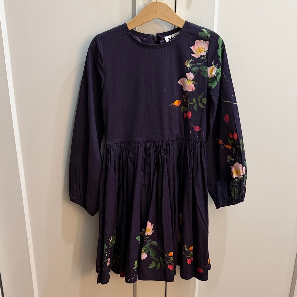 Molo Kids Dress - Purple floral print